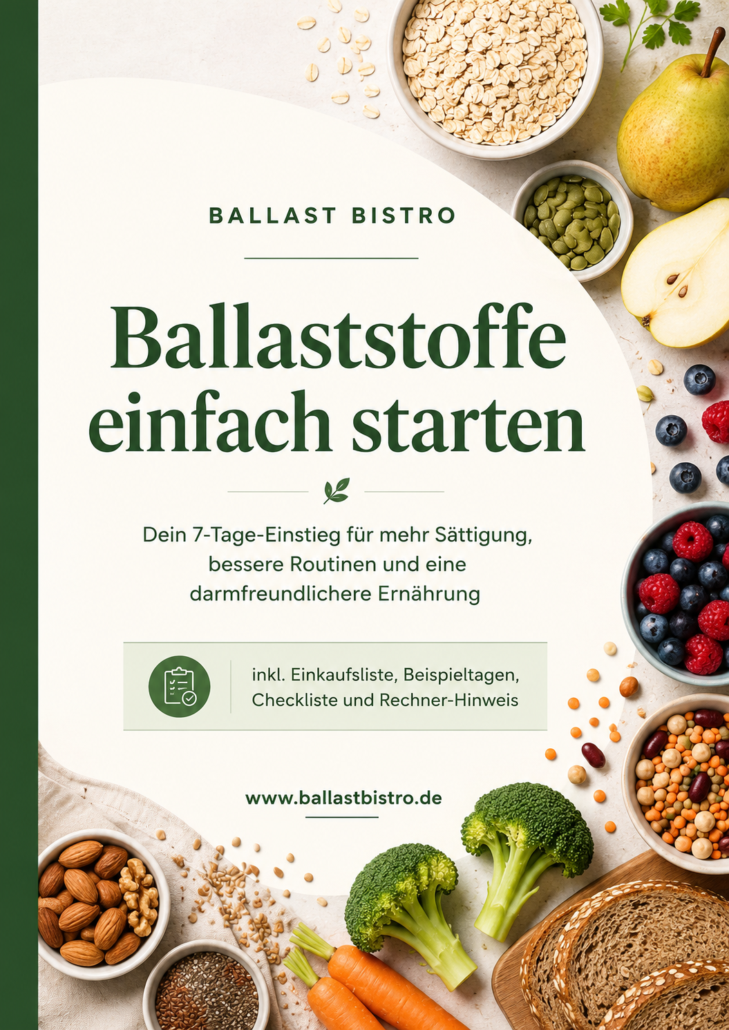 Freebie Cover des Freebies Ballaststoffe einfach starten